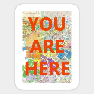 You Are Here Sticker